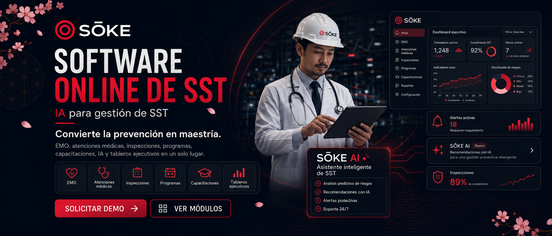 SŌKE, plataforma inteligente de seguridad y salud en el trabajo