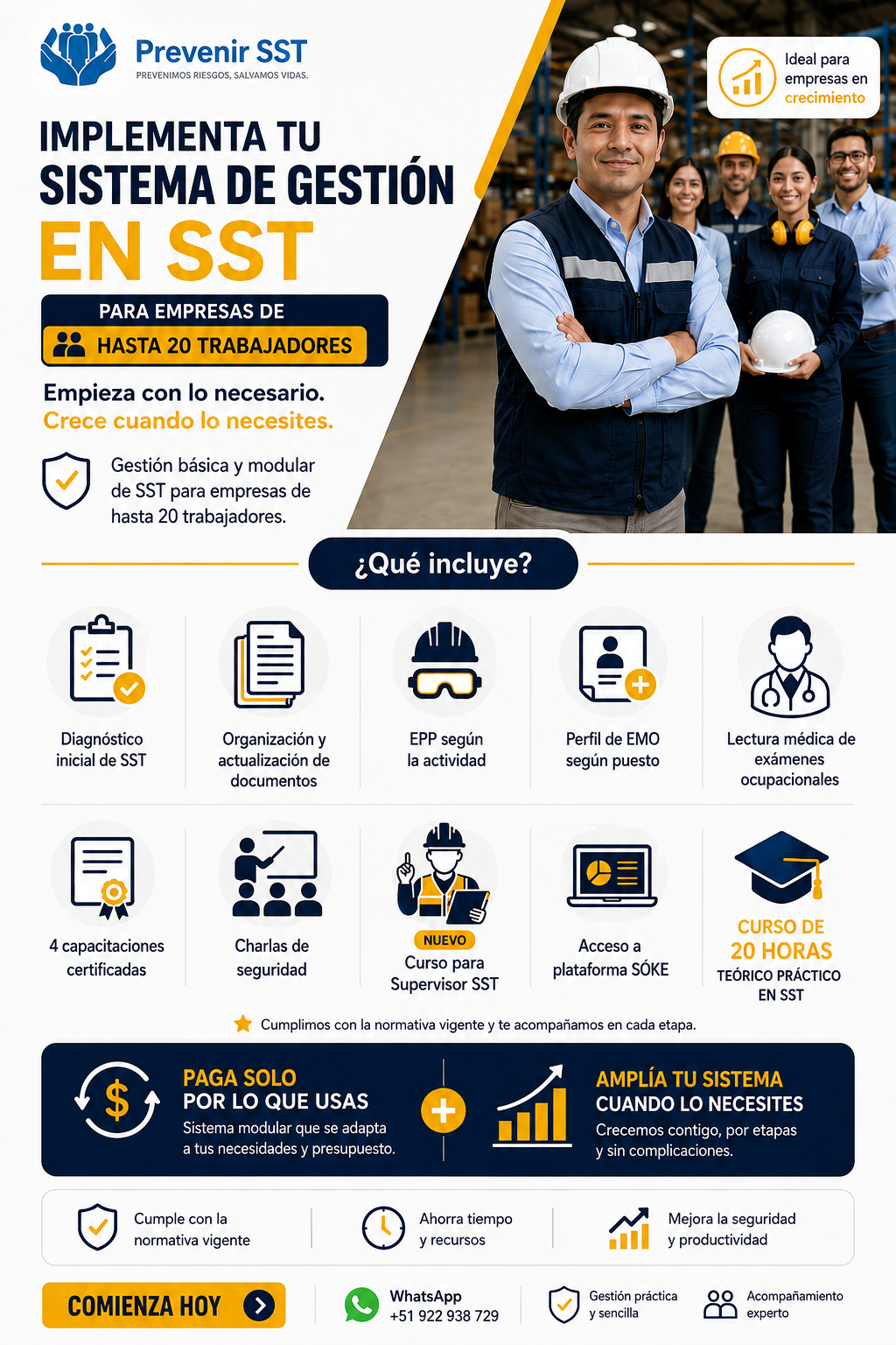 Brochure de Impulso 20 SST